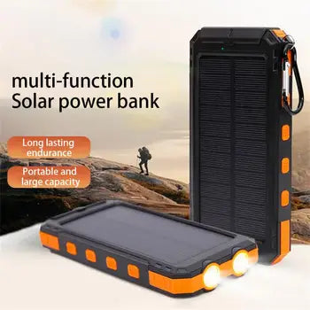 Xiaomi 200000mAh Solar Power Bank Portable Large Capacity Charger Compatible with IOS Android USB-A and USB-C Fast Charging